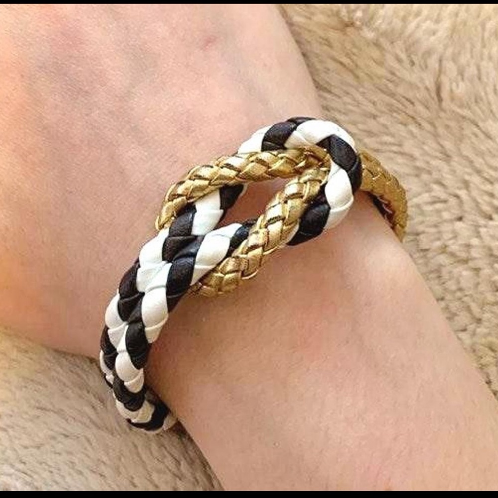 Kiel James Patrick Leather Knot Bracelet